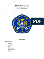"Susu Goreng": Proposal Usaha