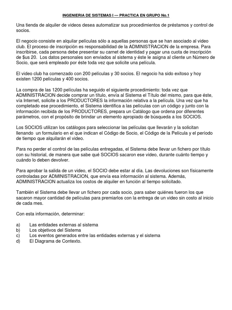 Ejercicios Ing Sistemas I | PDF | Hospital | Cupón
