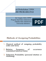 Kuliah 2 PSN-Teori Probabilitas
