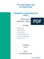 Tsu en Mecatrónica Área Automatización: Saber Hacer - Producto (SHP)