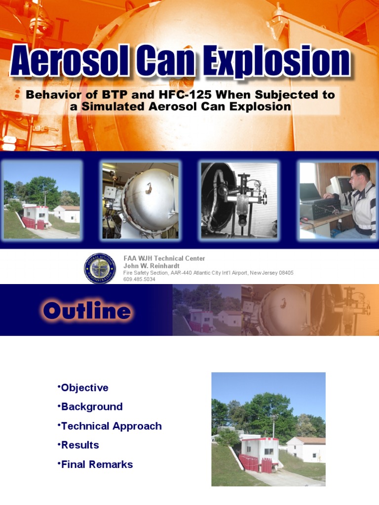 Aerosol Can Explosion PDF Physical Sciences Chemistry