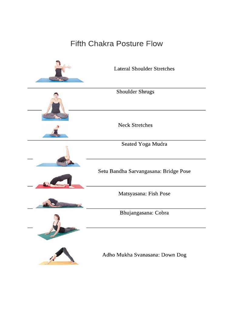 5º Chakra Asanas PDF