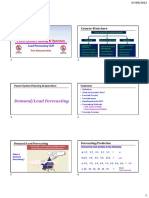 Demand/Load Forecasting: Course Structure