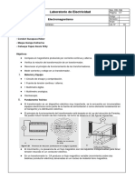 Laboratorio de Electricidad: Electromagnetismo