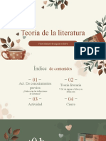 Teoría de La Literatura: Vítor Manuel de Aguiar e Silva
