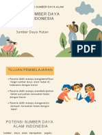 Perubahan Potensi Sumber Daya Alam