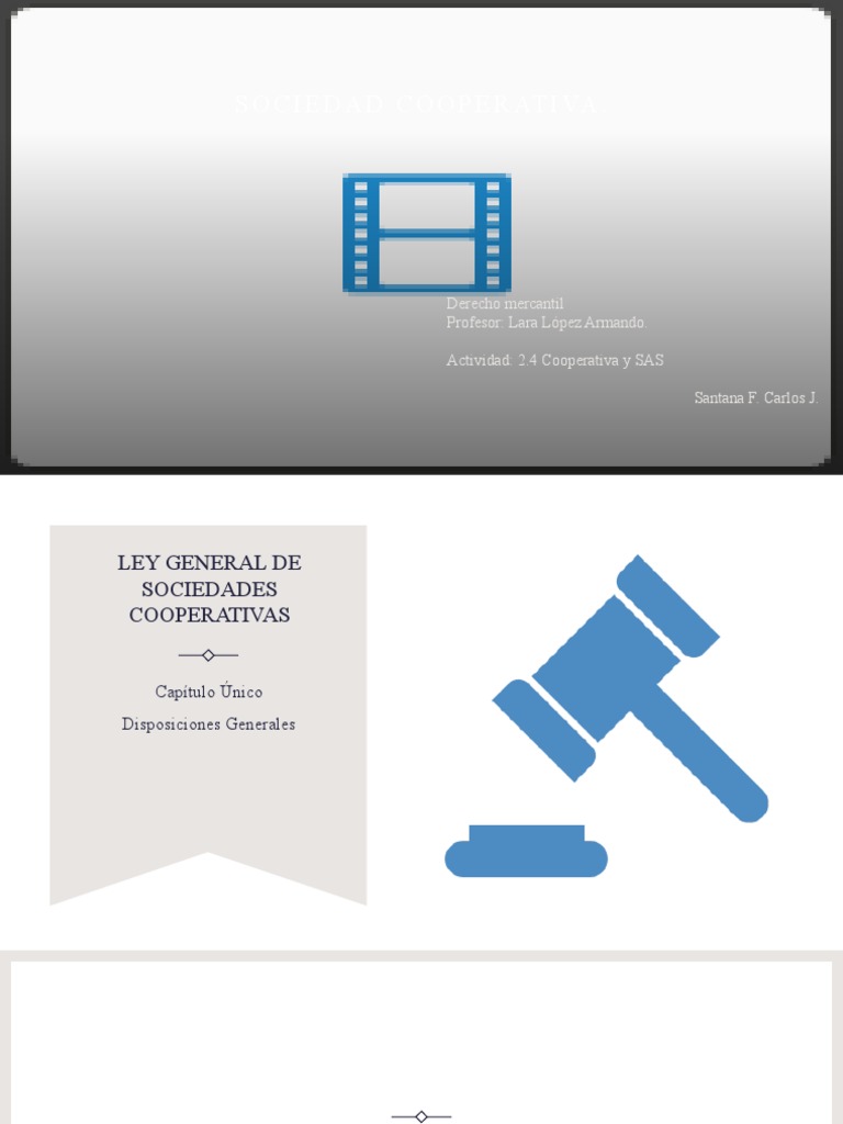 Ley de Sociedades Cooperativas | PDF | Cooperativa | Sociedad de ...