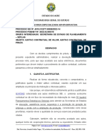 Despacho de Diligencia - Aditivo Contratual - Aditivo de Prazo de Execuã - Ã - o