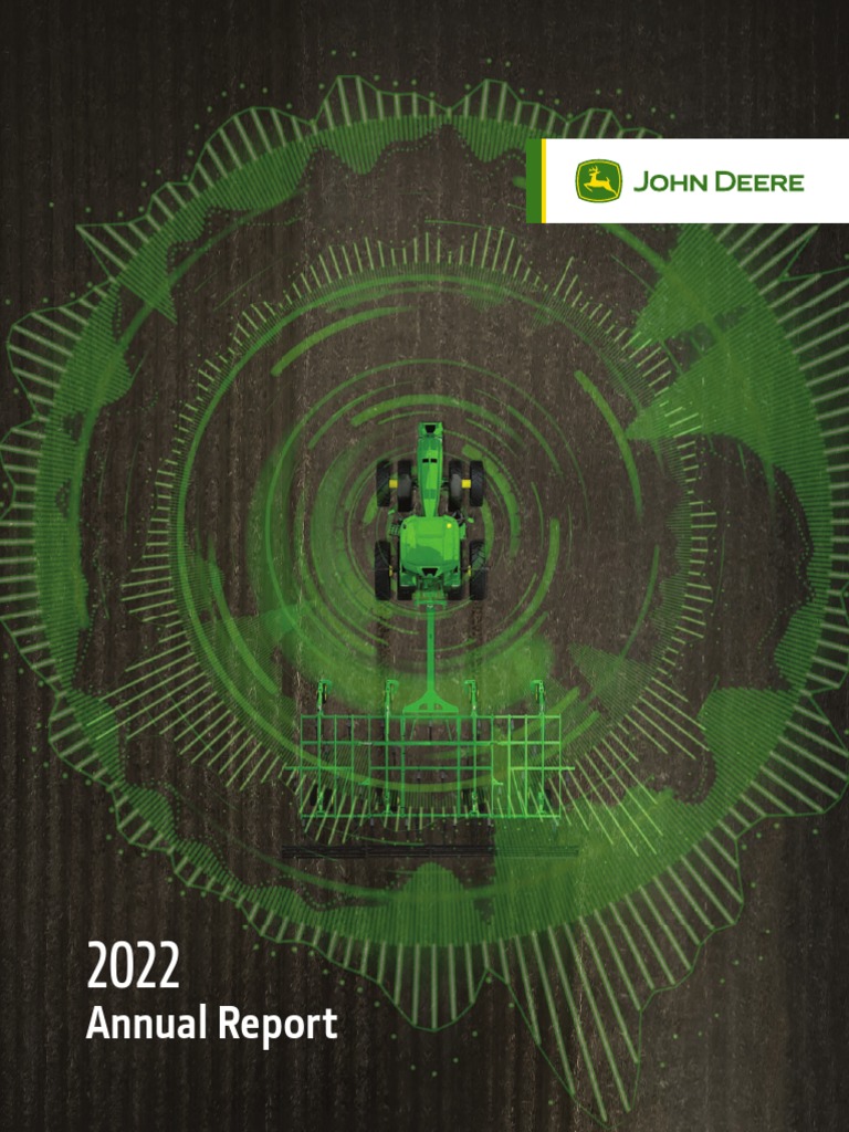 2022 John Deere Annual Report PDF Hunger Food Security