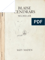 Blaise Cendrars - Seçmeler