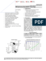 Csd95372Aq5M Synchronous Buck Nexfet™ Power Stage: 1 Features 2 Applications