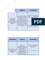 Estrategia Objetivo Actividades