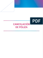 Cancelación de Póliza