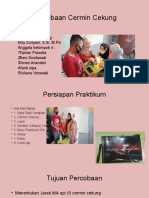 Percobaan Cermin Cekung