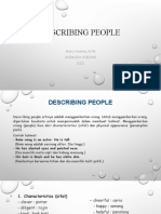 DESCRIBING PEOPLE Ok