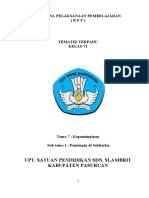 Upt. Satuan Pendidikan Sdn. Slambrit Kabupaten Pasuruan: Rencana Pelaksanaan Pembelajaran (RPP)