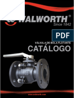 Válvulas de bola flotante Walworth: catálogo completo