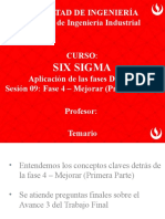 Sesión 9 - Six - Sigma - Mejorar