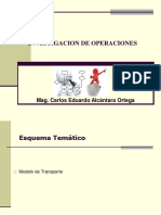 Investigacion de Operaciones: Mag. Carlos Eduardo Alcántara Ortega