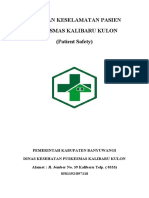 Panduan Keselamatan Pasien Puskesmas Kalibaru Kulon (Patient Safety)
