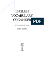English Vocabulary Organiser: Chris Gough