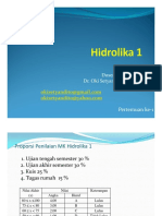 Microsoft PowerPoint - Kuliah 1 - Hidrolika 1-Edit Oki Mhs