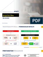 Tax Update - PER 1 PJ 2023 - Tarif PPH Royalti 6%