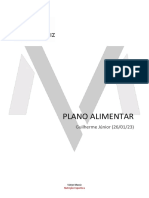 Plano Alimentar - Guilherme Júnior (Janeiro)