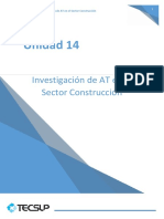 Unidad 14: Investigación de AT en El Sector Construcción