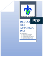 Deduccio NES Autoriza DAS: Articulo 27°