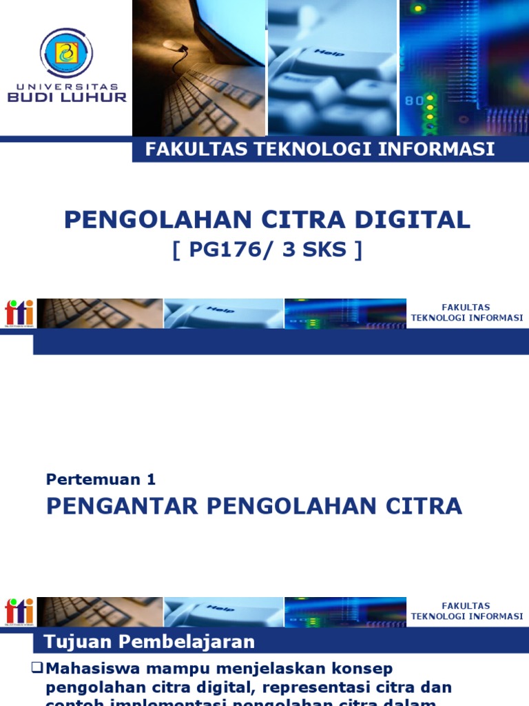 Pengantar Pengolahan Citra Digital | PDF