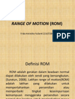 Range of Motion (Rom)