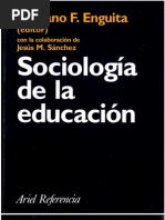 Sociologia de La Educacion