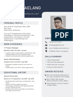 M. Filsaf Aelang: Personal Profile