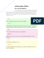 Refranes Cortos para Niños: A Buen Entendedor, Pocas Palabras