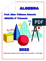 Algebra 5 Primaria
