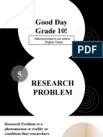 RESEARCH REPORT GRADE 10 Chapter 1