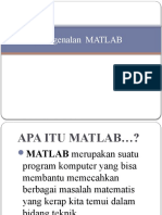 Pengenalan MATLAB