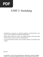 UNIT 3-Switching