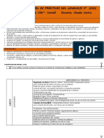 Planificacion Anual de Prácticas Del Lenguaje 3 2022 E. P N 13 "Atilio Villa"-Castelli Docente: Claudia Castro