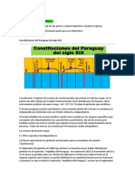 Derecho Constitucional I: Historia y evolución de las constituciones paraguayas