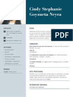 Cindy Stephanie Goyzueta Neyra: Contacto Perfil