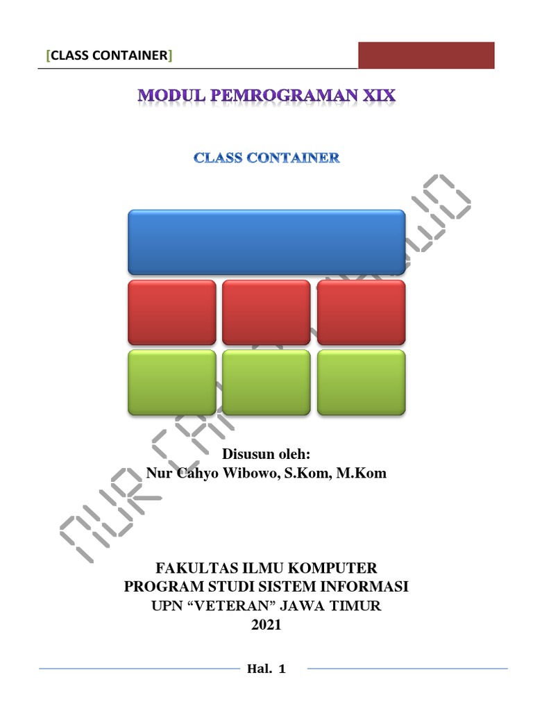 Class Container | PDF