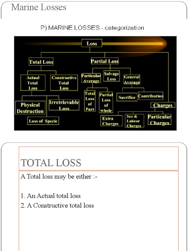 Understanding Marine Insurance Losses | PDF | Insurance | Business Law