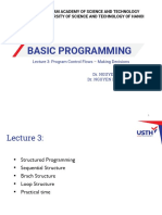 Basic Programming: Vietnam Academy of Science and Technology University of Science and Technology of Hanoi