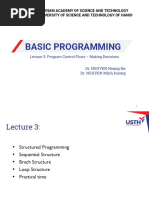 Basic Programming: Vietnam Academy of Science and Technology University of Science and Technology of Hanoi