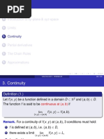 Introduction To Xy - Plane & Xyz-Space: Continuity