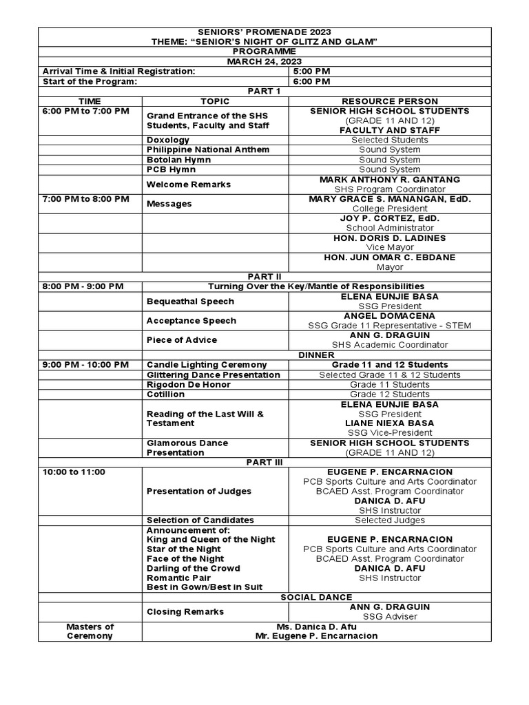 Programme Seniors Promenade | PDF