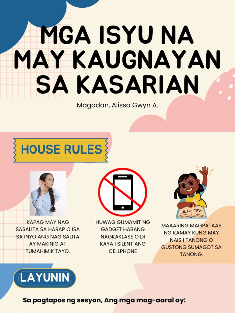 Mga Isyu Na May Kaugnayan Sa Kasarian (Gender)  PDF