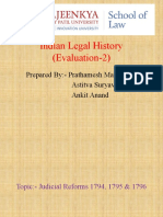 Indial Legal History (Evaluation-02)